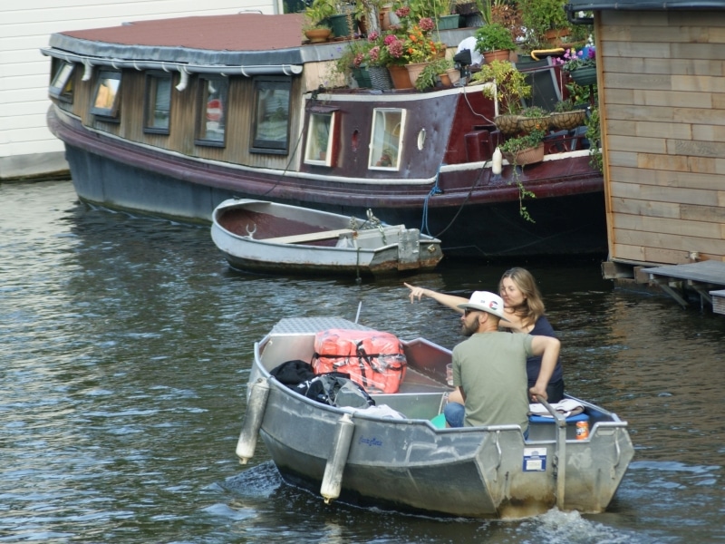 Amsterdam canal routes